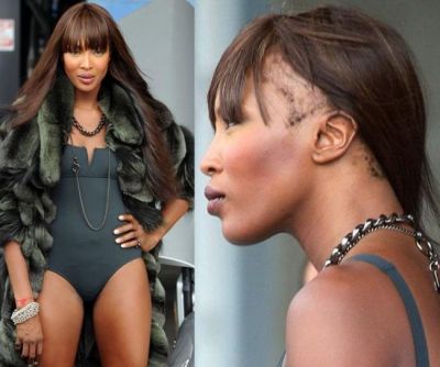  Superba Naomi Campbell a chelit din cauza extensiilor
