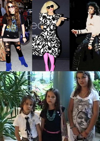  Miley Cyrus, Lady Gaga si Michael Jackson – modele de fashion pentru copiii din Romania 