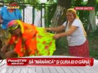 O satra de rromi s-a mutat, aproape in intregime, in curtea Spitalului Judetean Constanta  - VIDEO