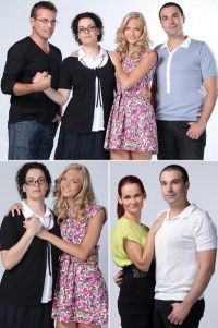 Maia Morgenstern, Ioan Isaiu, Alexandru Papadopol si Elvira Deatcu - colegi pe platourile de filmare in "Iubire si onoare" - GALERIE FOTO