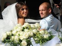 Wesley Sneijder s-a casatorit, la ceremonie a fost prezent si Chivu
