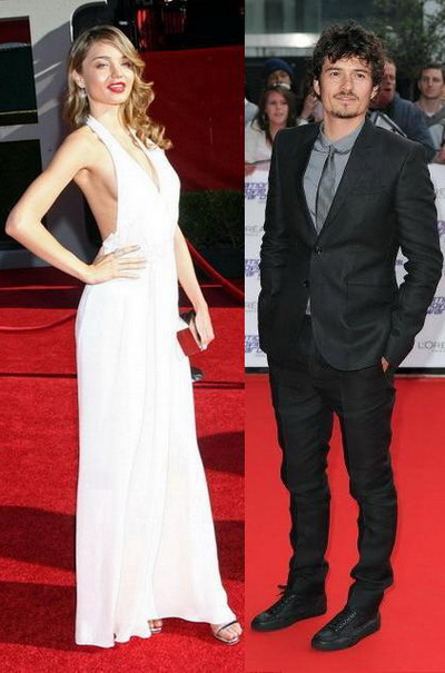 Miranda Kerr si Orlando Bloom s-au casatorit