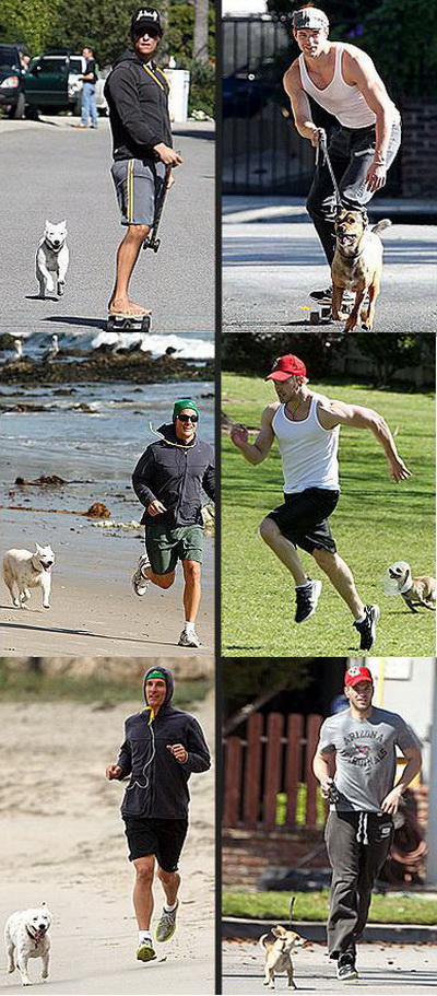 Matthew McConaughey sau Kellan Lutz? Care dintre ei are cel mai dragut catel – GALERIE FOTO