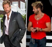 Gabriel Soto cu un look punk