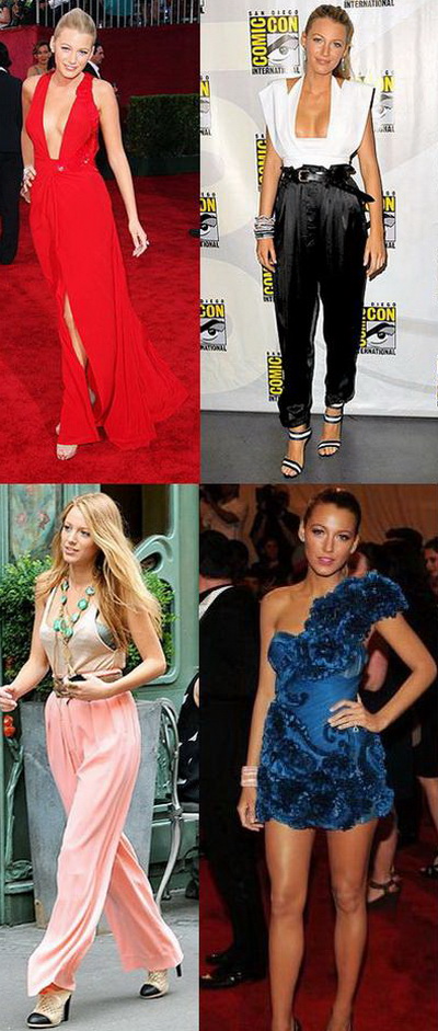  Blake Lively, fashionista perfecta de la Hollywood