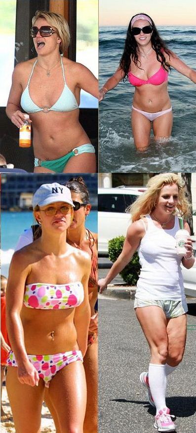 Britney Spears in costum de baie din 2001 pana in 2010 – GALERIE FOTO