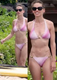 Million Dollar Body:Hilary Swank are la 36 de ani un abdomen perfect  - GALERIE FOTO