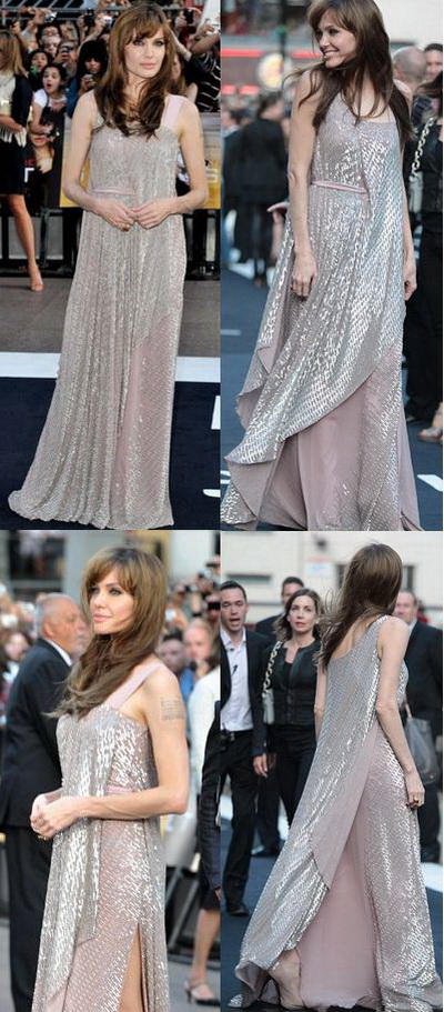   Iti place cum s-a imbracat Angelina Jolie la premiera Salt din Londra?