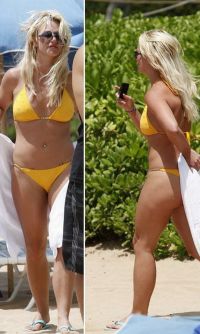  Britney si-a scos noul corp tonifiat la plaja