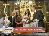 Fiica Ralucai Sandu a fost crestinata! - VIDEO
