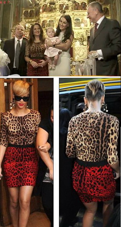 Sotia lui Nicu Gheara si Rihanna in tinute identice – GALERIE FOTO 
