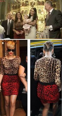 Sotia lui Nicu Gheara si Rihanna in tinute identice – GALERIE FOTO 