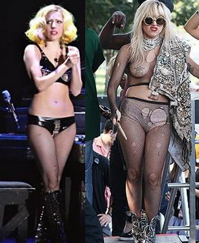 Lady GaGa de la grasa la slaba de sase ori intr-un singur an