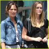 Leighton Meester si Minka Kelly - pe platourile de filmare
