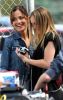 Leighton Meester si Minka Kelly - pe platourile de filmare