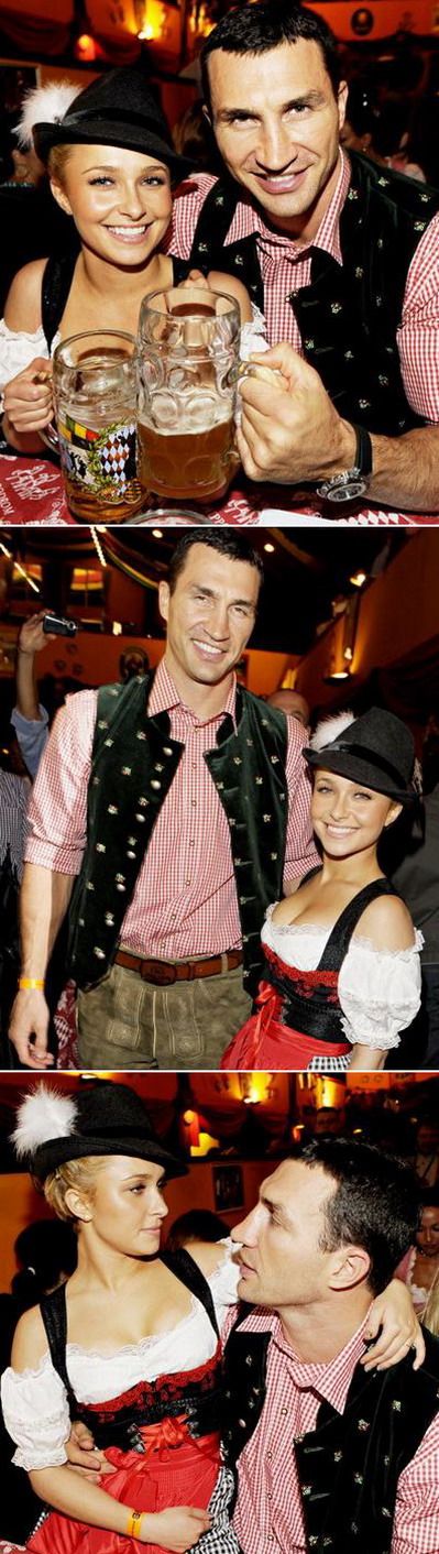 Hayden Panettiere si iubitul ei, imbracati traditional la Oktoberfest - FOTO