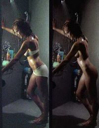 Scenele nud cu Jessica Alba trucate  pe calculator 