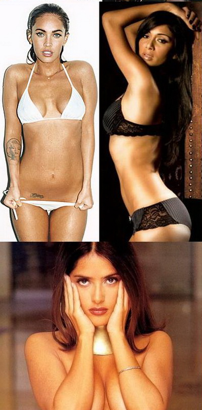 Nicole Scherzinger, Salma Hayek, Megan Fox. Dive sexy care insista ca sunt urate!