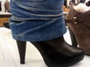 Botine imbracate in jeans - ai purta asa ceva?