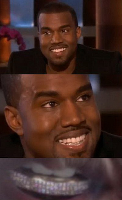 Kanye West si-a inlocuit dintii de jos cu diamante – GALERIE FOTO 