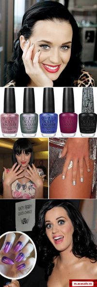 Katy Perry colaboreaza cu OPI pentru o linie de lacuri de unghii - GALERIE FOTO