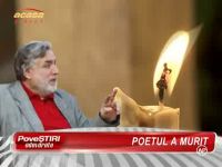 Generatia in blugi este in doliu dupa ce poetul Adrian Paunescu s-a stins din viata - VIDEO
