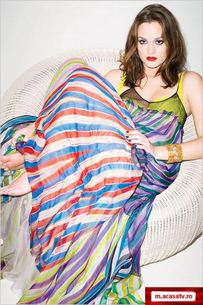 Leighton Meester, Blair din serialul “Gossip Girl”,  este ambasadoarea noului parfum semnat Vera Wang