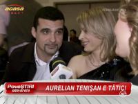 Aurelian Temisan si Monica Davidescu au devenit parintii unei fetite - VIDEO