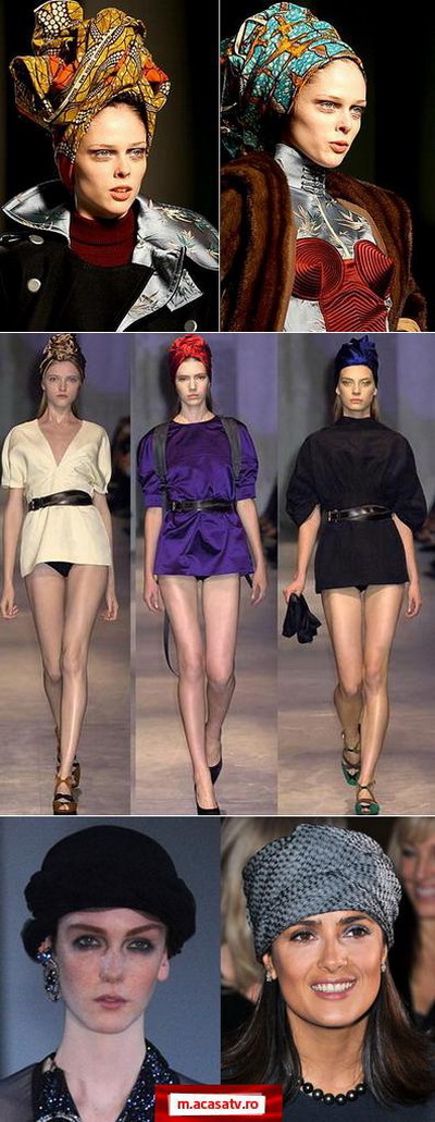 Turbanul - un accesoriu must-have pentru fashioniste in sezonul rece - GALERIE FOTO