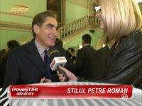 Petre Roman: "Eu sunt propriul stilist!" - VIDEO