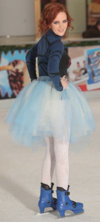 Ioana Maria Moldovan a primit prima pereche de patine de la Mos Craciun la 4 ani – VIDEO EXCLUSIV 