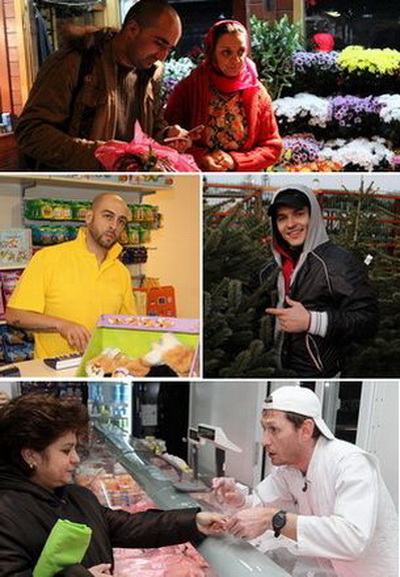  Mircea Solcanu s-a angajat ca vanzator intr-o macelarie, iar Carmen Tanase vinde flori