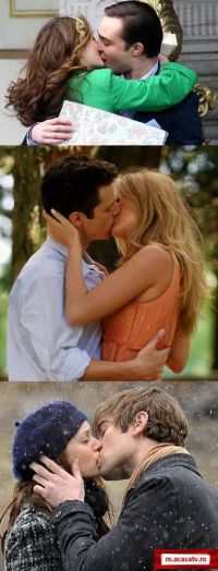 Cele mai fierbinti saruturi din „Gossip Girl: Intrigi la New York” -  GALERIE FOTO