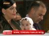 Fotbalistul Marius Mitu si-a crestinat cu mare fast fetita - VIDEO