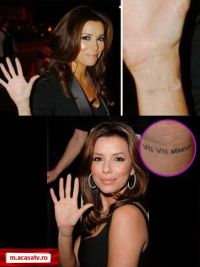 Eva Longoria si-a sters tatuajul care ii amintea de nunta cu Tony Parker