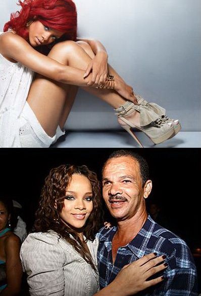 Rihanna s-a impacat cu tatal ei