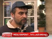 Tatal celor 10 fratiori chinuiti care traiesc  intr-o garsoniera a intrat in greva foamei - VIDEO
