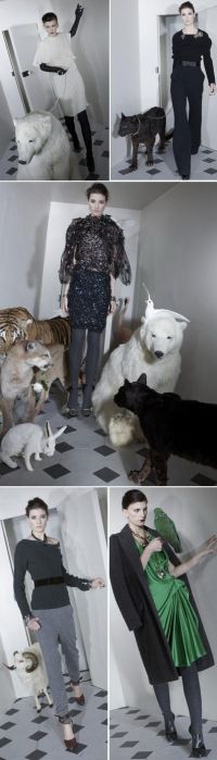 Animale impaiate in cea mai noua colectie Lanvin: genial sau infiorator?