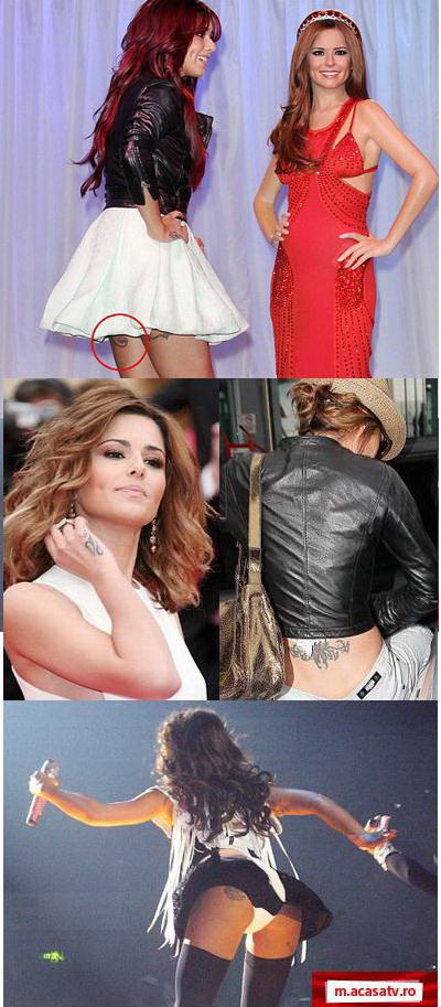 Vezi toate tatuajele lui Cheryl Cole  - GALERIE FOTO