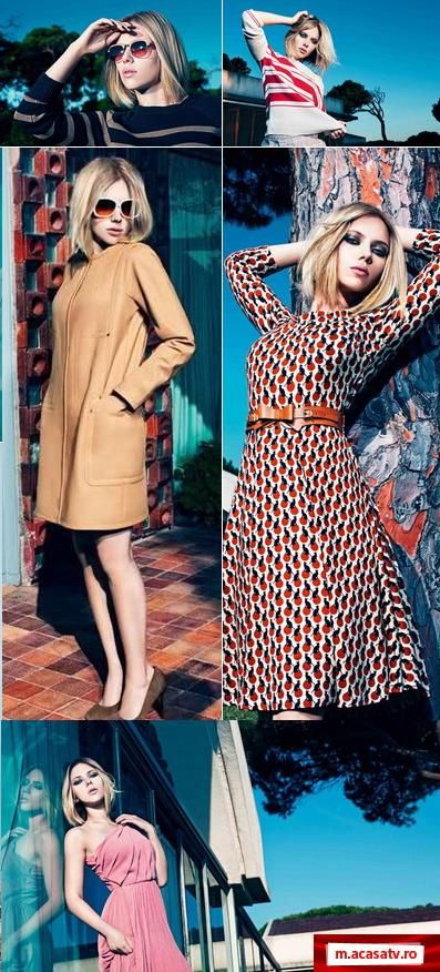 Scarlett Johansson, imaginea Mango pentru campania primavara-vara 2011 - FOTO