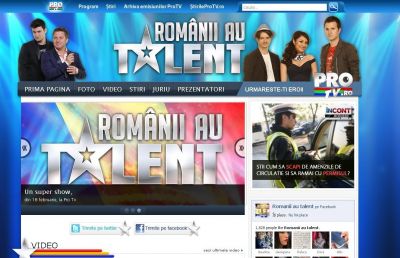 S-a lansat www.romaniiautalent.ro