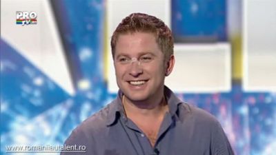 Pavel Bartos si-a spart nasul in timpul preselectiilor de la "Romanii au talent"! Vezi aici cum s-a intamplat! VIDEO