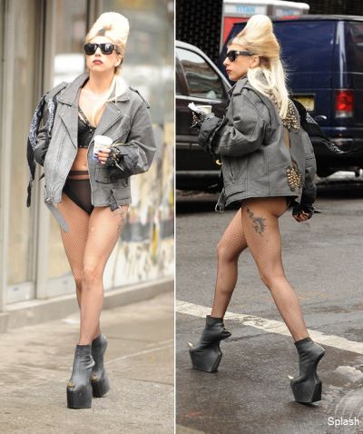 Lady Gaga, goala pe strazile din New York &nbsp;FOTO