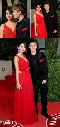Selena Gomez si Justin Bieber - asortati in noaptea Oscarurilor in tinute Dolce&Gabbana - FOTO