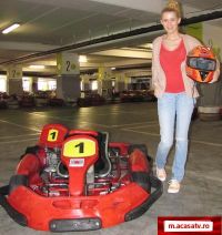 Irina Antonie - pasionata de karting - GALERIE FOTO