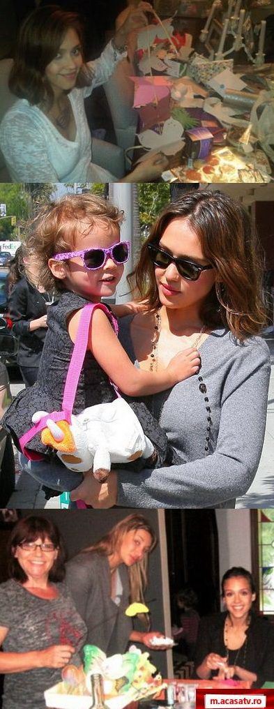 Jessica Alba a dat in mintea copiilor: s-a apucat de „creatii artistice”  - GALERIE FOTO