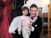 Ioana Ginghina si-a dus fetita, pe Ruxandra, in culisele teatrului “Ion Creanga”  - GALERIE FOTO 