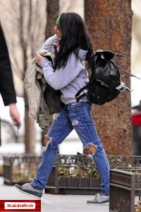 Fiica Madonnei, in tinuta neglijenta in New York