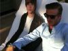 David Beckham, la o sueta pe terasa cu Justin Bieber