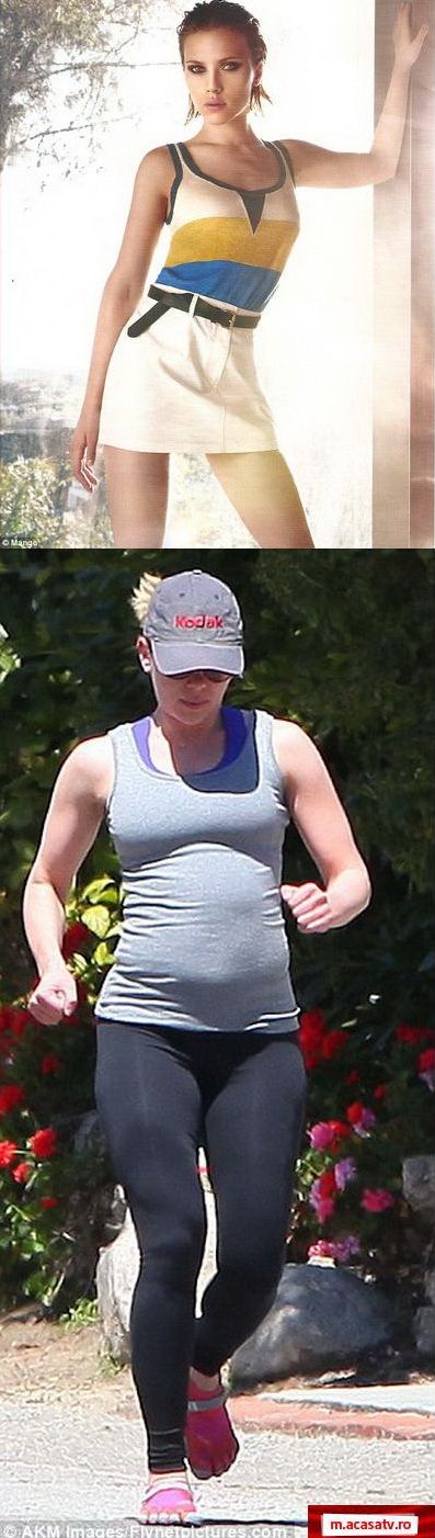 Scarlett Johansson, super retusata in fotografiile pentru campania Mango - FOTO
